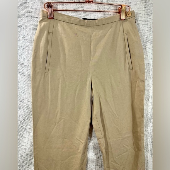 weekend by max mara khaki pants size 4 - Picture 2 of 10